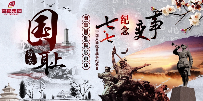 “七七事变”，勿忘国耻，实业兴国，为中华民族崛起而奋斗